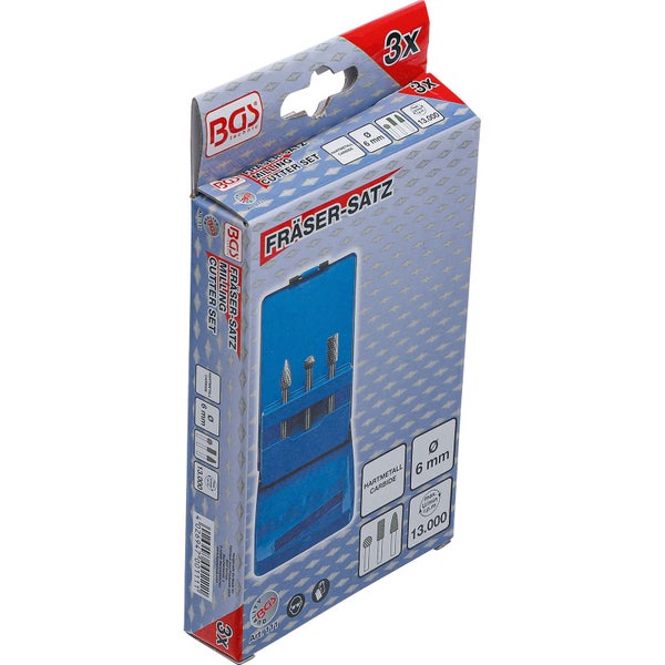 BGS Technic Fräser-Satz im Karton