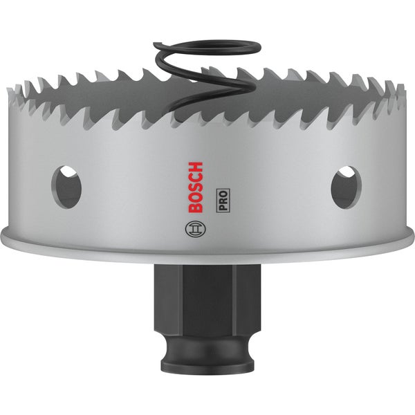 Bosch Expert Verpackungsdetails mit Informationen zu Umdrehungen pro Minute, Sicherheitsvorkehrungen und Recyclinghinweisen.