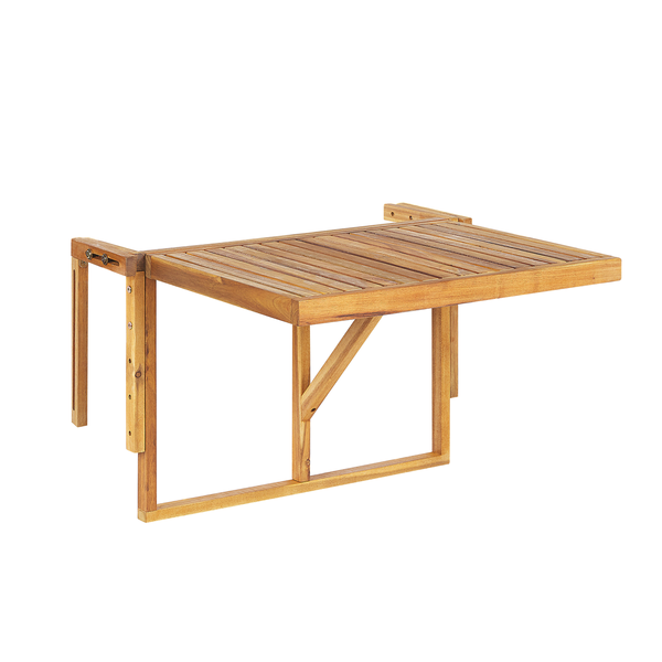 Balkontisch UDINE 70 cm 69 cm Akazienholz Braun