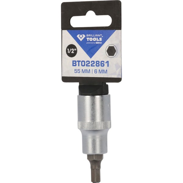 Brilliant Tools Steckschlüssel-Einsatz, 1/2 Zoll, 6 Millimeter