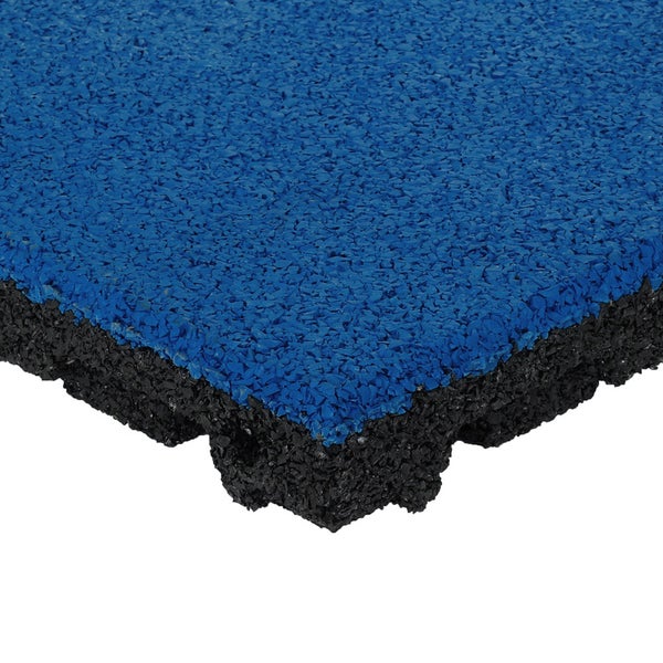 Gummifliese EPDM-Deckschicht - 50x50 cm - 45 mm - Dunkelblau