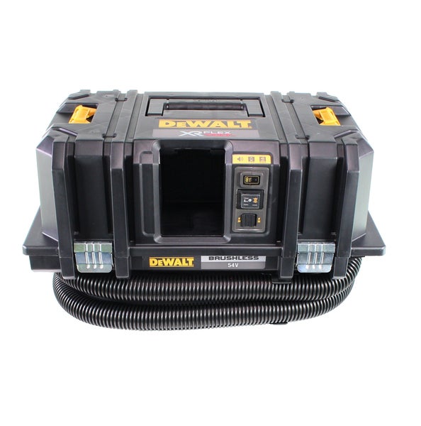 DeWALT XR Flexvolt 54 Volt Akku-Staubsauger bürstenlos, TSTAK-kompatibel mit Saugschlauch.