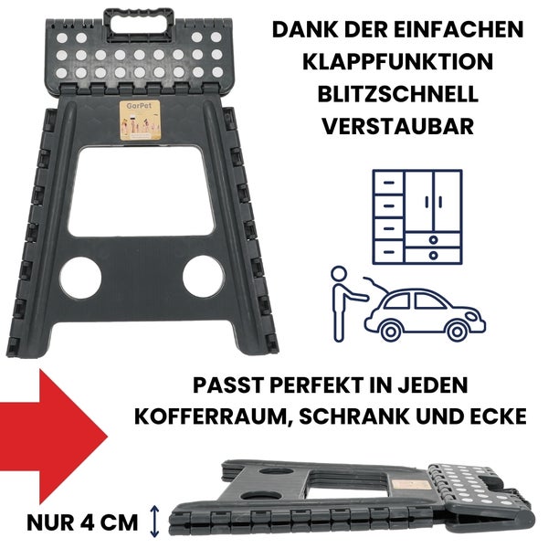 Klapphocker Campinghocker Faltbar Ultraleicht Falthocker Tritthocker Aufstiegshilfe Camping Klapptritt Angelhocker