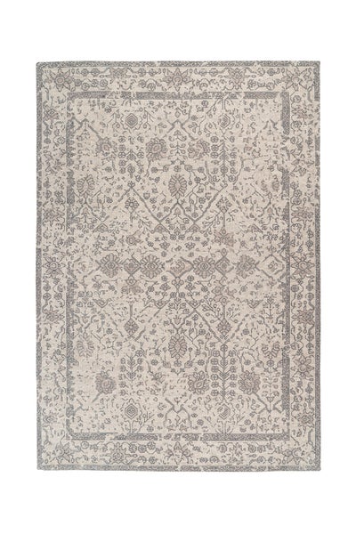 Flachflor Teppich Adanna Creme Vintage 80 x 150 cm