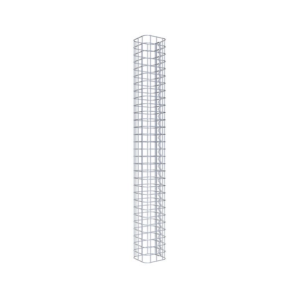 Gabionensäule 17 x 17 cm, MW 5 x 5 cm eckig - Höhe: 1,50 m
