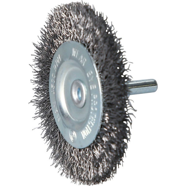 BRILLIANT TOOLS Scheibenbürste Ø 75 mm mit 6 mm Aufnahme - BT103107
