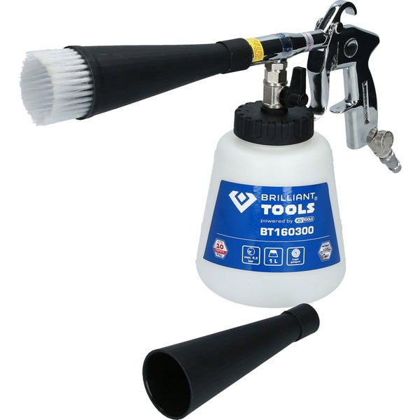 Brilliant Tools Reinigungspistole mit zwei Aufsätzen
