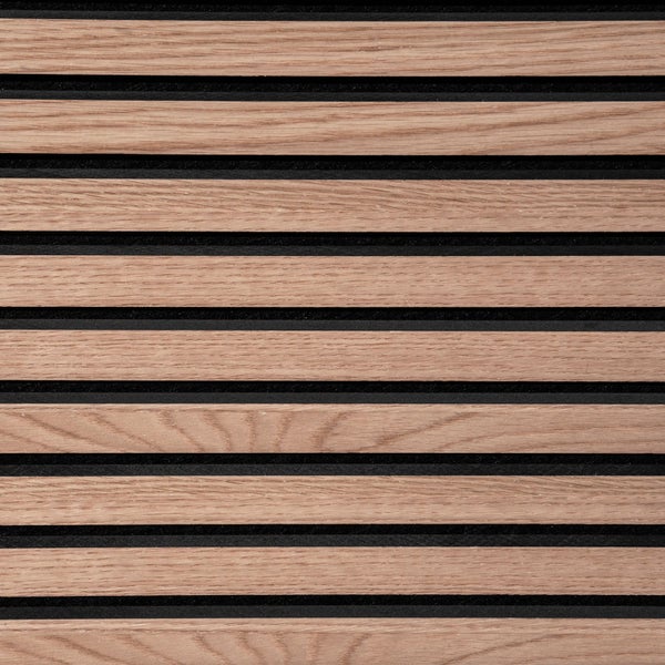FLOORDIREKT Akustikpaneel - für Angenehme Raumakustik - in Holzoptik - 60 x 60 cm - Red Oak