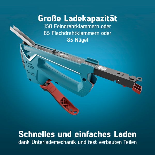Novus Tools Handtacker J-17 6-14 mm, Profi-Tacker geeignet für Feindraht-, Flachdrahtklammern & Nägel 030-0474