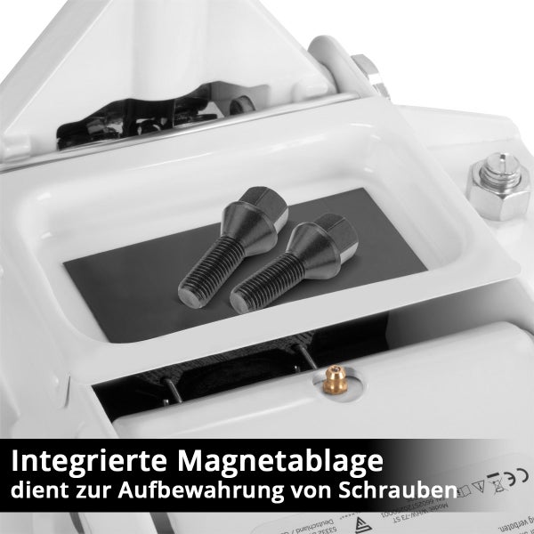 Integrierte Magnetablage zur Aufbewahrung von Schrauben