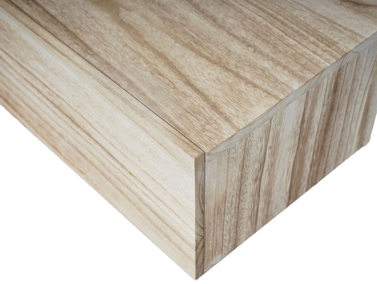 Detailansicht einer Holzplatte