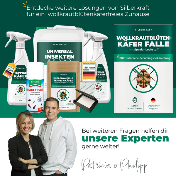 Silberkraft Produkte zur Schädlingsbekämpfung für ein Zuhause ohne Wollkrautblütenkäfer