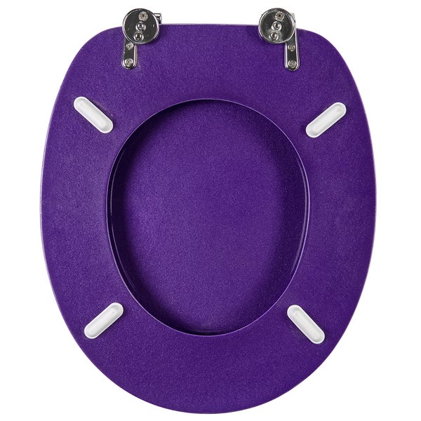 WC-Sitz Glitzer Lila