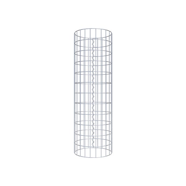 Gabionensäule Durchmesser 37 cm, MW 5 x 10 cm rund - Höhe: 1,20 m