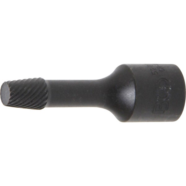 BGS Spiral-Profil-Steckschlüssel-Einsatz / Schraubenausdreher Antrieb Innenvierkant 10 mm (3/8) 8 mm - 5281-8