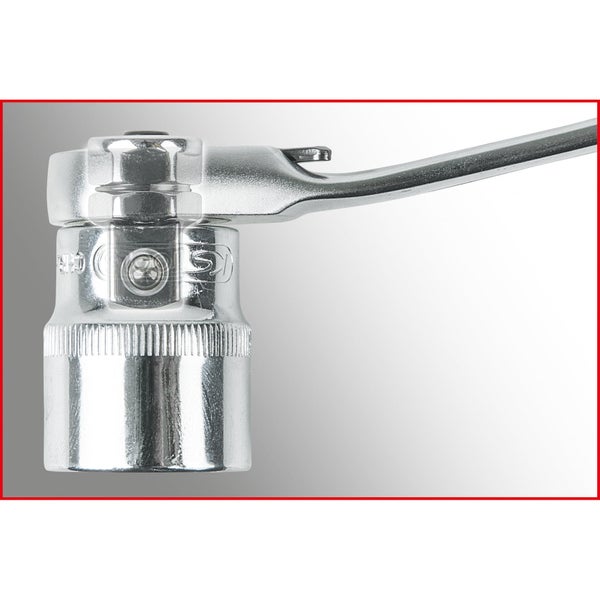 KS Tools Ringmaulschlüsselsatz mit Umschaltknarre, 16-teilig, im Koffer