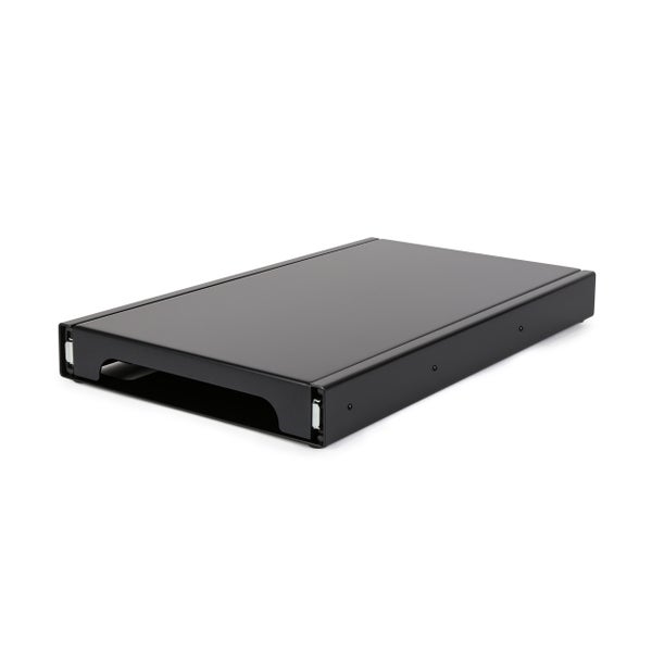 Schwarzer Metall-Monitorständer