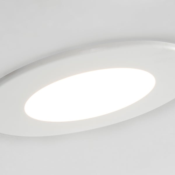 Set aus 3 badezimmer Einbaustrahlern rund LED 5W wasserdicht - Blanca