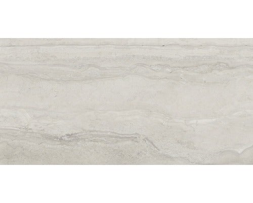 Wand- und Bodenfliese Memento Travertino grey lappato 59x118 cm
