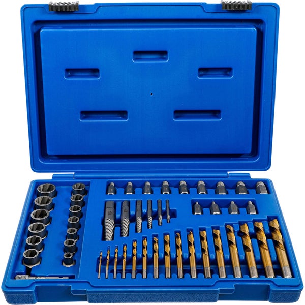 BGS Schrauben- und Mutternausdreher- mit Linksbohrer-Satz 2 - 18 mm 49tlg. - 70329