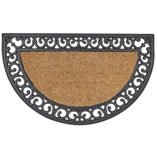 Fußmatte KERINCI Naturfarben 45 x 75 cm Kokosfasern