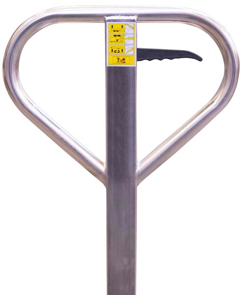 Griff einer Ameise mit Hinweisschild