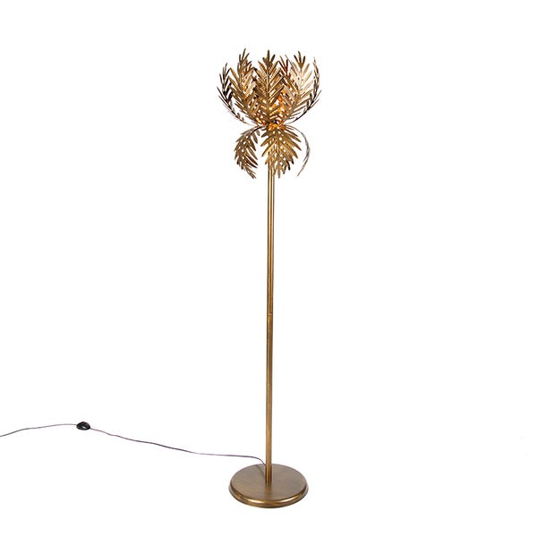 Vintage Stehlampe Gold - Botanica Simplo