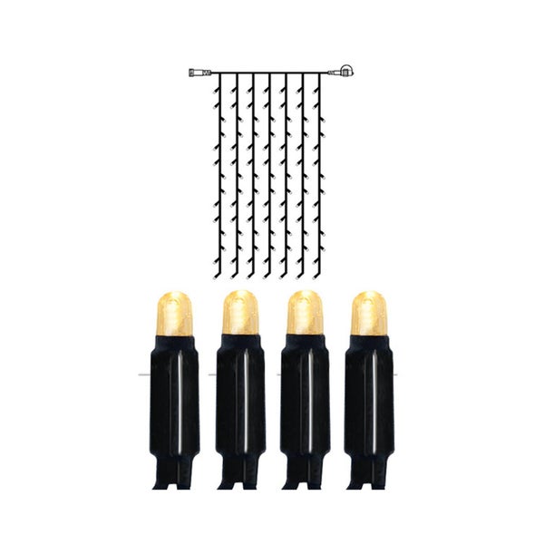 Lichtervorhang mit mehreren LED-Lichtern