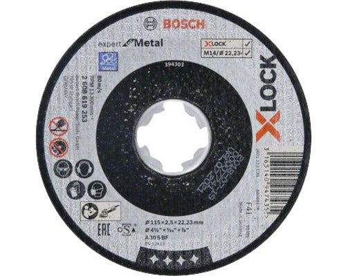 X-LOCK Expert for Metal Trennscheibe gerade A 30 S BF, 115x2,5x22,23 mm