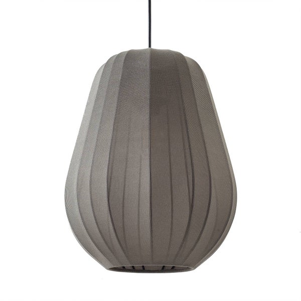 Lindby Pendelleuchte Helin (Modern) in Alu aus Textil (1 flammig, E27) - Hängeleuchte Esstischlampe Hängelampe Wohnzimmerleuchte