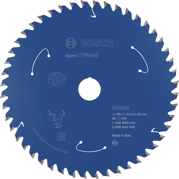 Bosch Expert for Wood Kreissägeblatt, Durchmesser 160 Millimeter