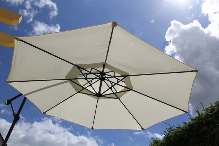 Ondis24 Ampelschirm Sonnenschirm Beige