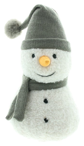 FRANK FLECHTWAREN | Türstopper Frosty, 14 x 12 x 25 cm, POLYESTER, SAND