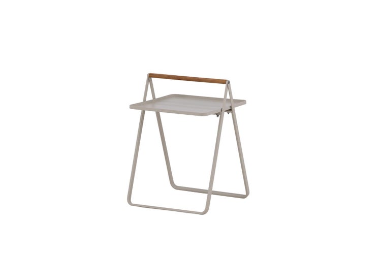 Clarin Beistelltisch beige. 45 X 45 X 59 cm