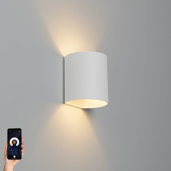 Smart Wandleuchte weiß inkl. Wifi G9 - Sabbio