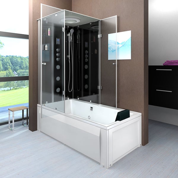 Dusche Wanne Kombination K05-R33-EC  90x180