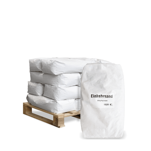 Wolff & Müller Fugensand 0 - 1 mm 25kg x 12 Sack 300kg Palette Fugensand Einkehrsand