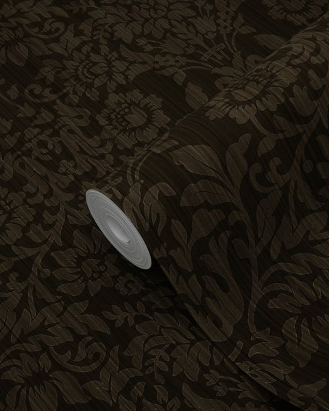 Tapetenrolle mit Blumenmuster