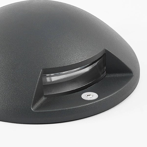 Lindby LED Außenleuchte Huban (wasserdicht (Modern) in Schwarz aus Aluminium (2 flammig, ) - Außenstrahler außen Spot für Garten Terasse Balkon & Haus