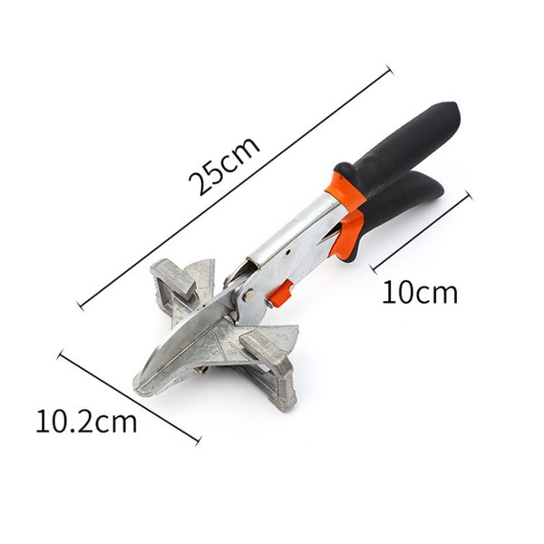 Gehrungsschere mit einer Länge von 25 cm und einer Breite von 10,2 cm