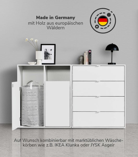 Metallregal mit sechs Regalböden für Lagerung