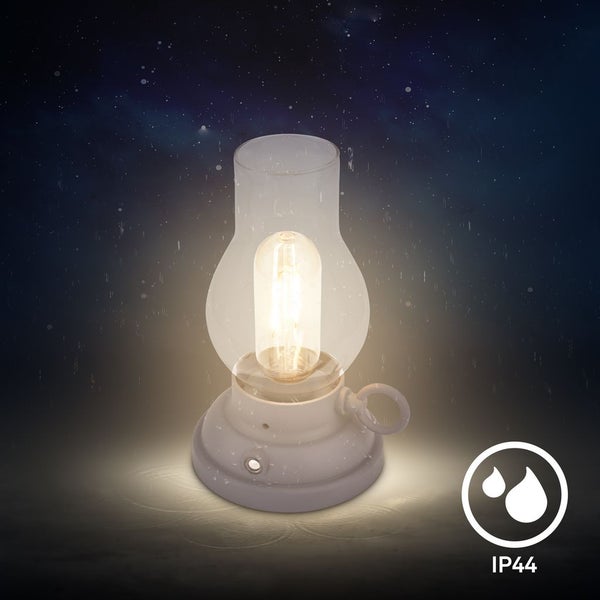 LED Tischlampe Akku LED Tischleuchte Dimmbar Kabellos Touch Warmweiß Terrasse