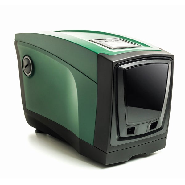 Automatische Bewässerungssteuerung in Grün und Schwarz