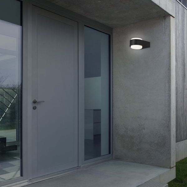 LED Außenwandleuchte UP-&Downlight 4000K schwarz 6,5W IP44 Kunststoff Briloner