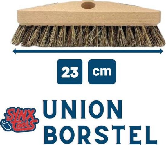 Union Borstel mit Holzkorpus und einer Breite von 23 Zentimeter
