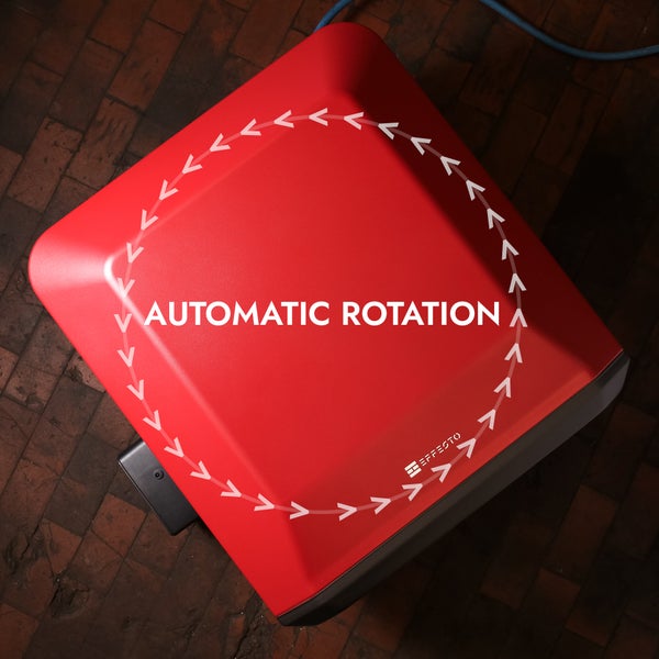 Effetto Logo mit dem Schriftzug Automatische Rotation