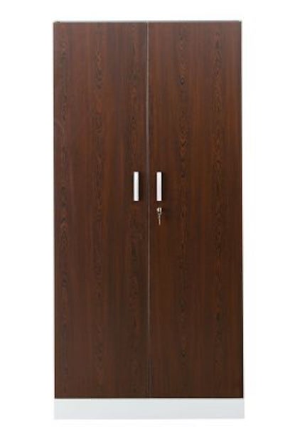 PROREGAL Aktenschrank Beetle 4 Fachböden HxBxT 195 x 92 x 42 cm Weiß & Wenge