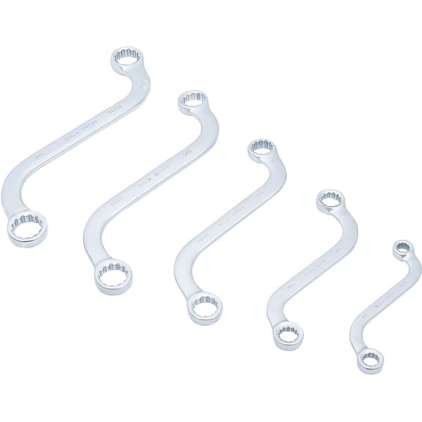 BGS technic Ringmaulschlüssel Satz mit verschiedenen Größen in einer blauen Tasche