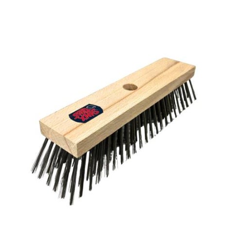 Kehrbesen mit Holzkörper und Borsten