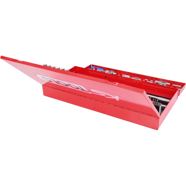 Gewindeschneidersatz im roten Metallkoffer